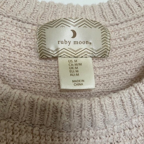 Ruby Moon Anthropologie Cold Shoulder Sweater - Picture 5 of 5